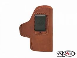 Brown IWB CCW Leather Holster Right Hand Inside-the-Pants Clip-On Compatible with Colt Python - IC6124_LG_BR Brown IWB CCW Leather Holster Right Hand Inside-the-Pants Clip-On Compatible with Colt Python - IC6124_LG_BR