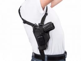 Left Vertical Carry Shoulder Holster , Nylon Holster, Thumb Break Compatible w/ Colt Python - KA7207_LG_LH Left Vertical Carry Shoulder Holster , Nylon Holster, Thumb Break Compatible w/ Colt Python - KA7207_LG_LH