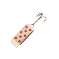 Jake's Spin-A-Lure Spoon, 2", 2/3 oz, Sz 2 Hook, Gold with Red Dots - SP23-10001