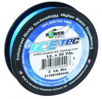 Power Pro Ice-Tec Ice Fishing Line 5lb 50 Yd Ice Blue
