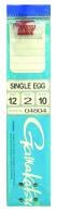 Snelled Single Egg Hooks - 04804