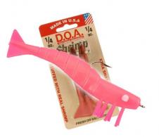 DOA Shrimp Lure, 3"- Pink Glow - FSH3-3P/442