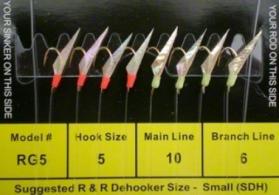 R&R 8 Hook Stainless Steel Sz - RG-5