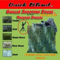 Shooting Stick Kits With 3rd Leg - GKW3