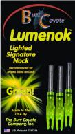 Lumenok Lighted Nocks Green S 3 pk. - SL3G