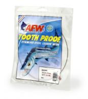 AFW #4 ToothProof Stainless line-38lb, 30ft, camo brown - S04C-0