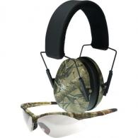 RAIDIANS LOWSET COMBO CAMO  EM  NRR21 LOW PROFILE COMPACT FOLDING WITH OUTBACK CAMO  CLEAR GLASSES