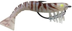 Egret Baits Vudu Weedles Shrimp 3.5" Tiger 2ct