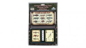 River's Edge Antique Lure Cards And Dice
