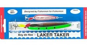 Bay De Noc Laker Taker Coho Lake Trout 3/4 oz Flourescent Grn - 9061-FGN