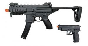 Sig Sauer Airsoft Sig1, Kit Package, MPX, P226 Springer Operated - AIR-S1-MPX226