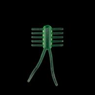 RBM Jigs Crazy Bug Floppy Body Soft Plastic - Spring Green w/Red Fleck, 3/4" Length, 1 Pack - 10 PC - 807-GRNCRZY