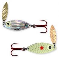PK Lures PKRS6WH Rattling Spoon - PKRS6WH
