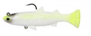 Savage Gear Pulse Tail Mullet 5"  Chartreuse White - 3718