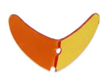 Mack's Lure Smile Blade, 0.8" UV Copper 5 pack - 65172