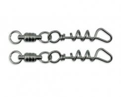 AFW Stainless Steel Ball Bearing Dredge Swivel With Corkscrew Snap - 1000LB - 10 PC - FWDS1000B-A