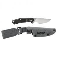 Gerber Downwind Caper Fixed Blade Knife Grey Blister - 31-003932