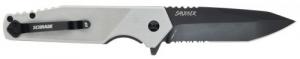 Schrade Shudder Assisted Opening Folding Knife, 3.5" Blade, Black Oxide Handle - 1159289