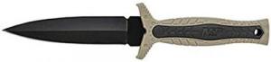 M & P Accessories Fixed Blade Boot Knife, Spear Point - SWMPF3BRCP