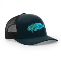 Toadfish Navy Front W/Navy Mesh Back Hat One size fits most