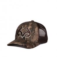 Outdoor Cap Realtree Logo Meshback Cap, Escape Brown, One Size Fits Most - TR85A-RTEXBR