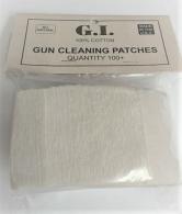 Southern 1023 G.I. Cleaning Patches-100% Natural Cotton, 2" X 2", 100/Bag, .270-.38 Cal. - 1023