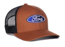 Outdoor Cap Ford Logo Cap, Brown, Black Mesh - FRD17A