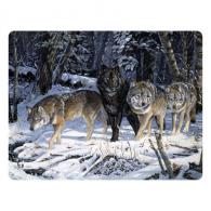 River's Edge Products Tempered Glass Cutting Board, 12 by 16 Inches, Wolf - 756
