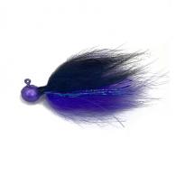 Rabid Baits Hair Jig - 1/8oz - Black & Purple - HJ8-904