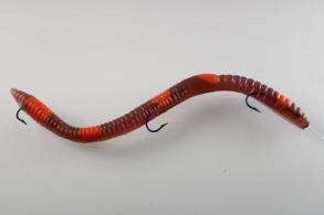 Ike-Con Regular Pre-Rigged Worm 6 1/4"Crawfish - 38050