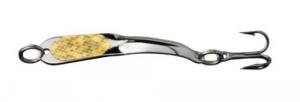Iron Decoy Steely Spoon Size 1, 1-1/2", 1/12 oz, Silver Gold - Steely 1 SG