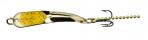 Iron Decoy Steely Spoon Size 2, 2", 1/10 oz, Gold/Gold - Steely 2 GG