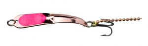 Iron Decoy Steely Spoon Size 2, 2", 1/10 oz, Copper/Hot Pink - Steely 2 CHP