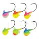Northland Sting'n Fire-Ball Jig 1/2 Oz, #3/0 Hk Assorted Two Tone 6/Cd