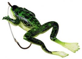 Creme Burke Rigged Frog 2-1/2" Green