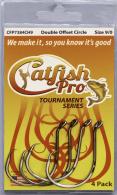 Catfish Pro Tournament Series Double Offset Circle Hooks Size 9/0, 4 Hooks Per Pack - CFP9/0