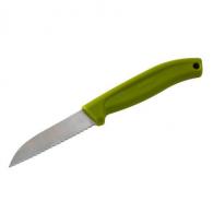 Smith's Serrated Bait Knife 3.25", Green - 51452