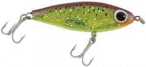 Paul Brown Soft-Dine Suspending Twitchbait - Purple Back/Chartreuse Belly - SD-RC