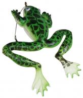 Creme Burke Rigged Frog 3-1/2" Green