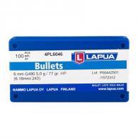 LAPUA BULLET 6 MM (6.16 MM / .243 )HOLLOW