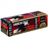 Federal Ammo Combo 50rd-45C 225gr JSP 20rd-410 2.5" #000 (70 rounds per box) - FEDAE412000