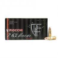 Fiocchi Specialty 7.63 Mauser 88gr FMJ 50/bx (50 rounds per box) - FI763A