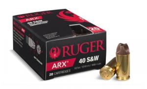 Ruger Ammo S&W 107gr ARX 20/Bx 10Bx/Cs 200Rd/Cs - 40ARXRUG200