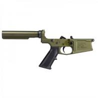 Aero Precision M5 Carbine Complete Lower Receiver with A2 Grip, No Stock - OD Green Anodized