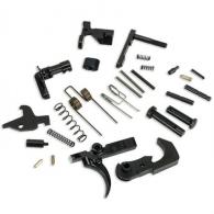KAK Industry AR-15 Lower Parts Kit w/o Grip or Trigger Guard Black - 506-1015-008