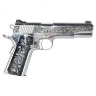 Kimber "German Scroll" K1911 Stainless II  .38 Super Semi Auto Pistol - SECKIMBER19112