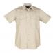 Men's PDU S/S Twill Class B Shirt | Silver Tan | 4X-Large - 71177-160-4XL-T