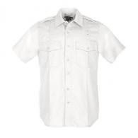 Men'S Pdu S/S Twill A-Class Shirt | White | Large - 71183-010-L-R