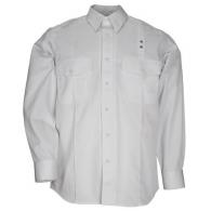 Men'S Pdu Long Sleeve Twill Class A Shirt | White | 3X-Large