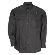 Men'S Pdu Long Sleeve Twill Class A Shirt | Black | 2X-Large - 72344-019-2XL-T